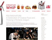 Tablet Screenshot of creativewhip.com